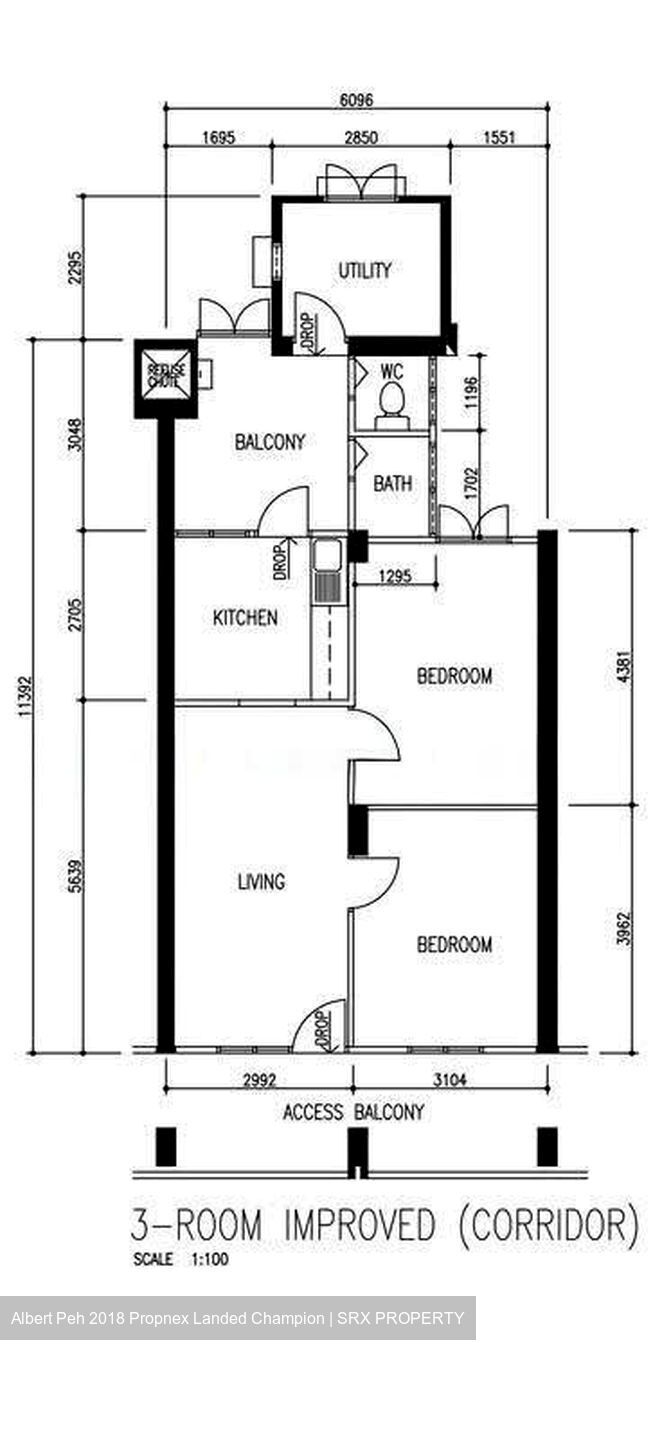 Blk 154 Meiling Heights (Queenstown), HDB 3 Rooms #614736071